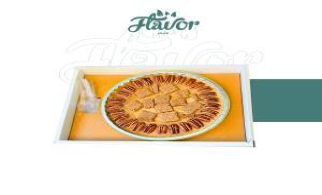 تشيز تمر مع قطع البيكان